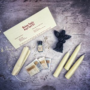 Angel Candle Spell Kit Black