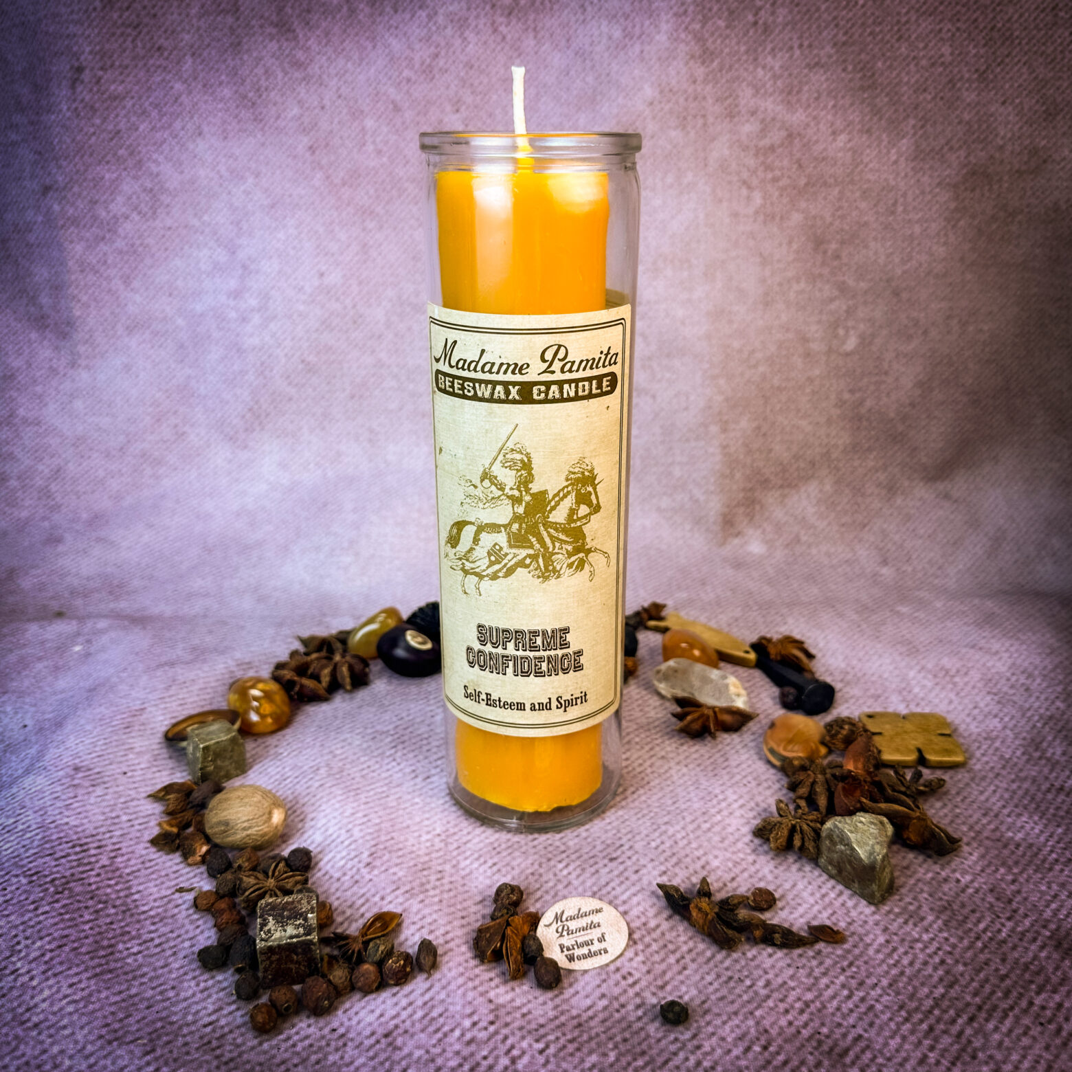 Madame Pamita Supreme Confidence Beeswax Vigil Candle