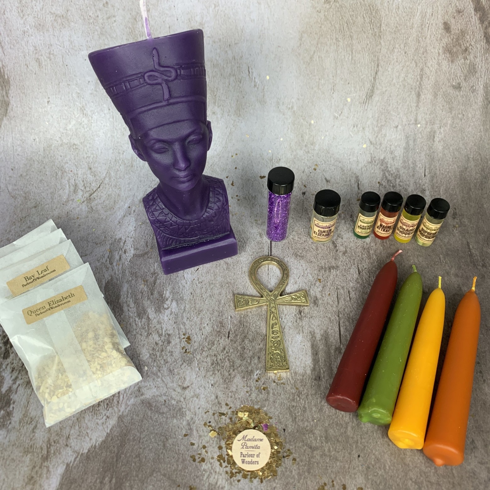 Aries New Moon Empowered Queen Candle Spell Kit