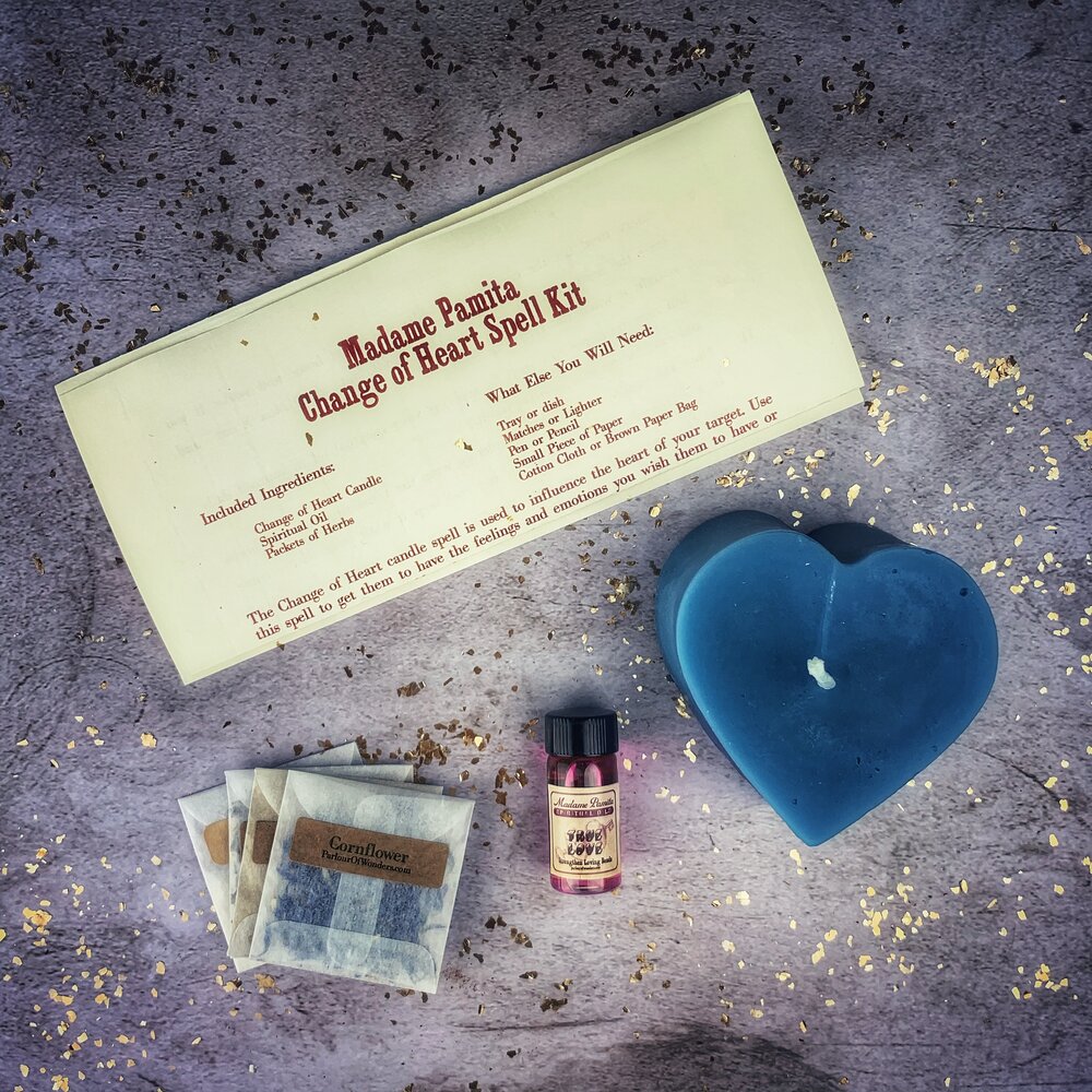 Change of Heart Candle Spell Kit Blue