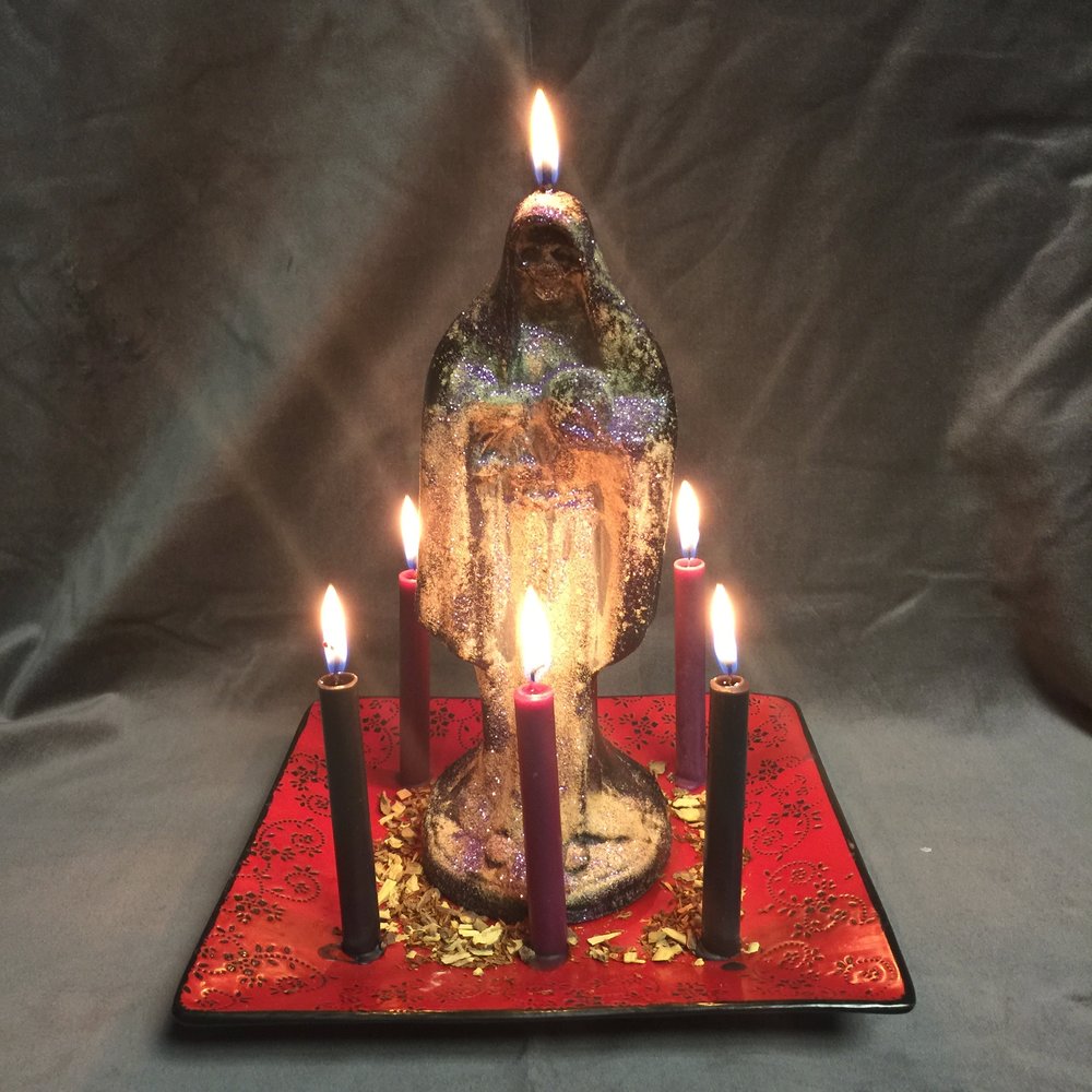 Santa Muerte Candle Spell
