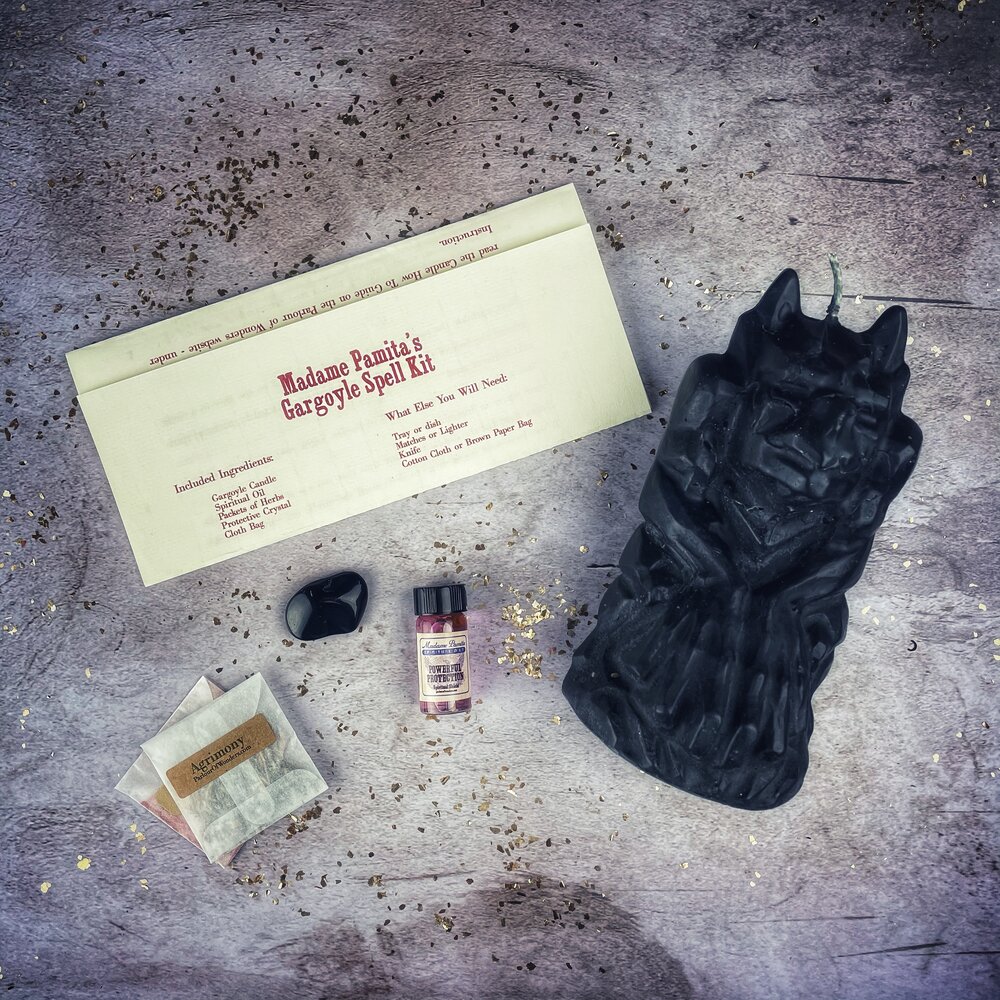 gargoyle protection spell kit black