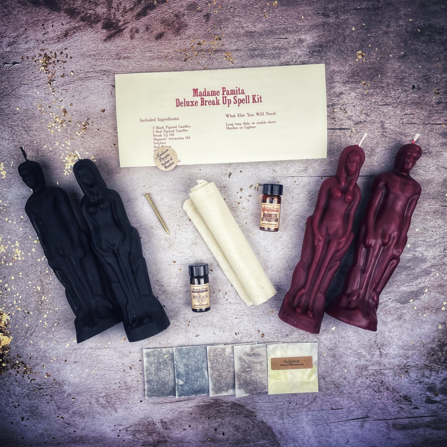 Deluxe Break Up Candle Spell Kit - Female/Male