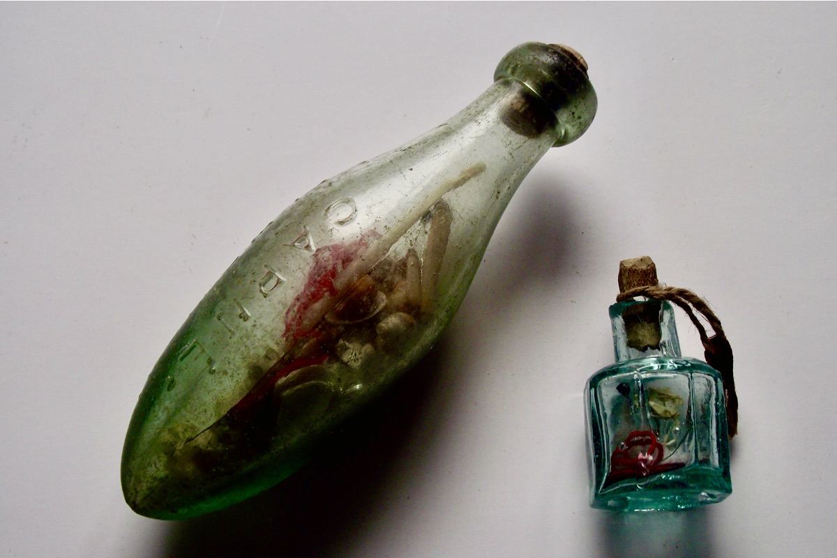 Witch Bottle with Personal Concerns