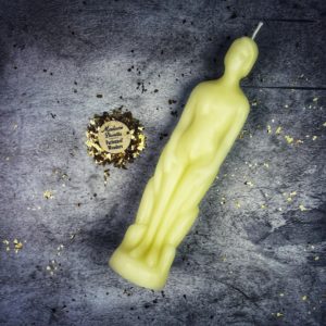 Beeswax Human Figural Candle