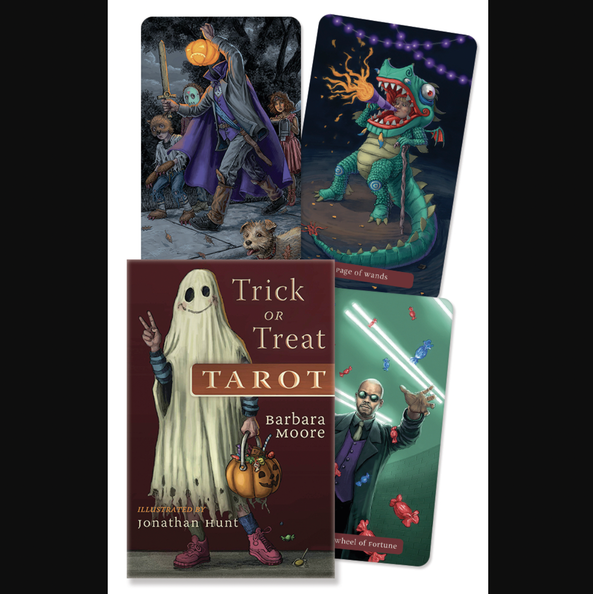 Trick or Treat Tarot by Barbara Moore and Jonathan Hunt