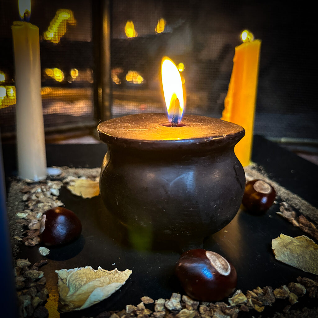 October Libra New Moon Cauldron of Transformation Candle Spell