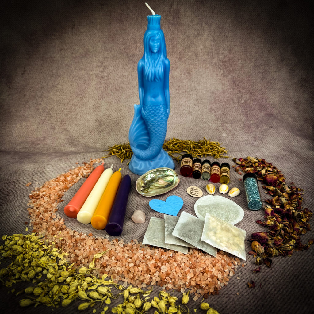 February Pisces New Moon Mermaid Love Candle Spell