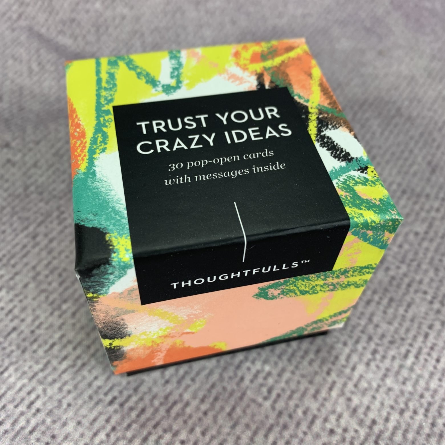 Trust Your Crazy Ideas - Thoughtfulls Box of Pop Open Cards