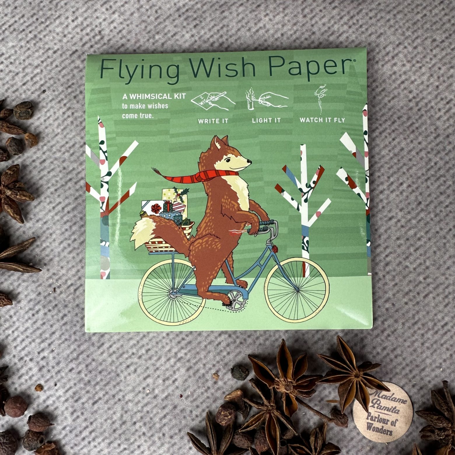 Flying Wish Paper Fox Mini Kit