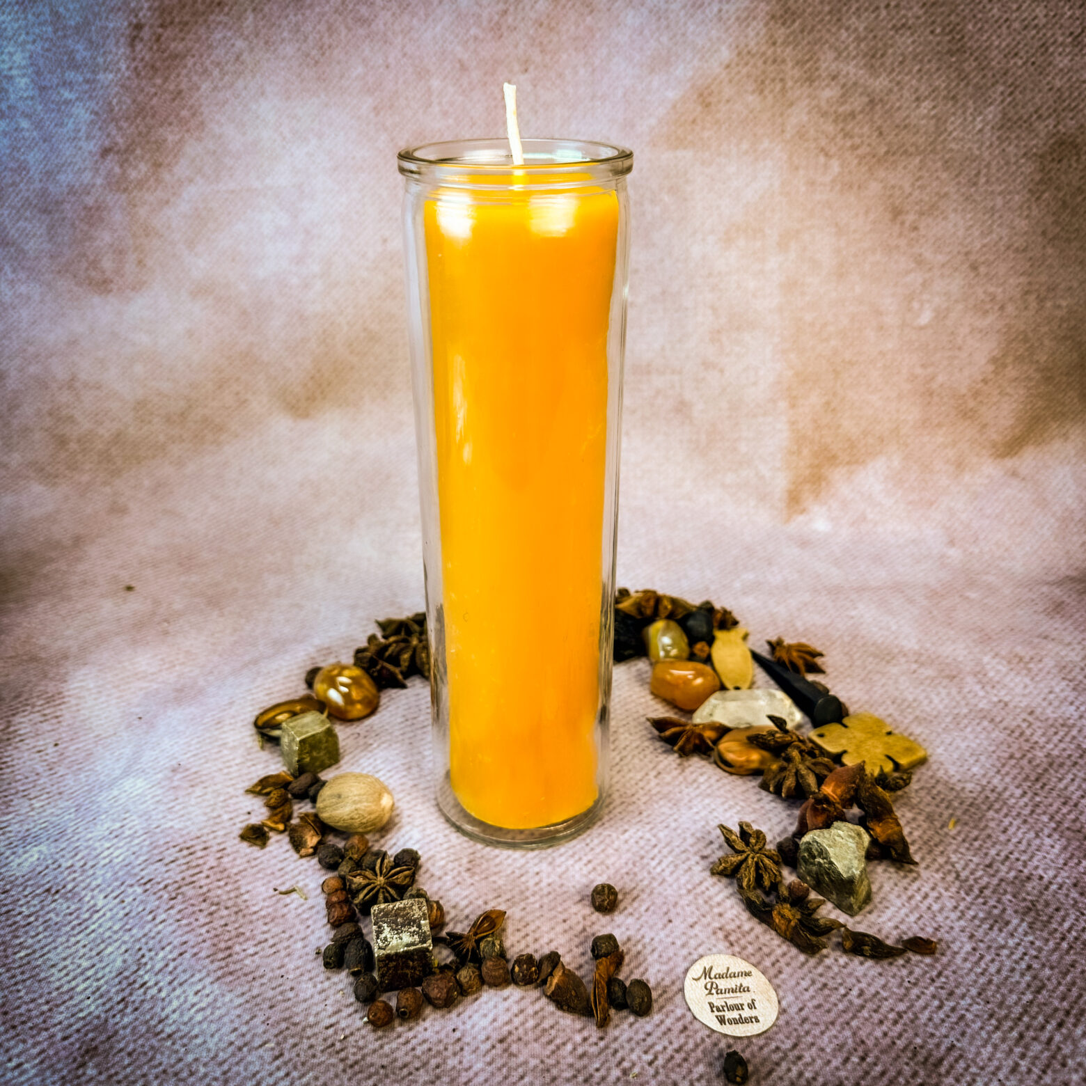 Yellow Beeswax Vigil Candle