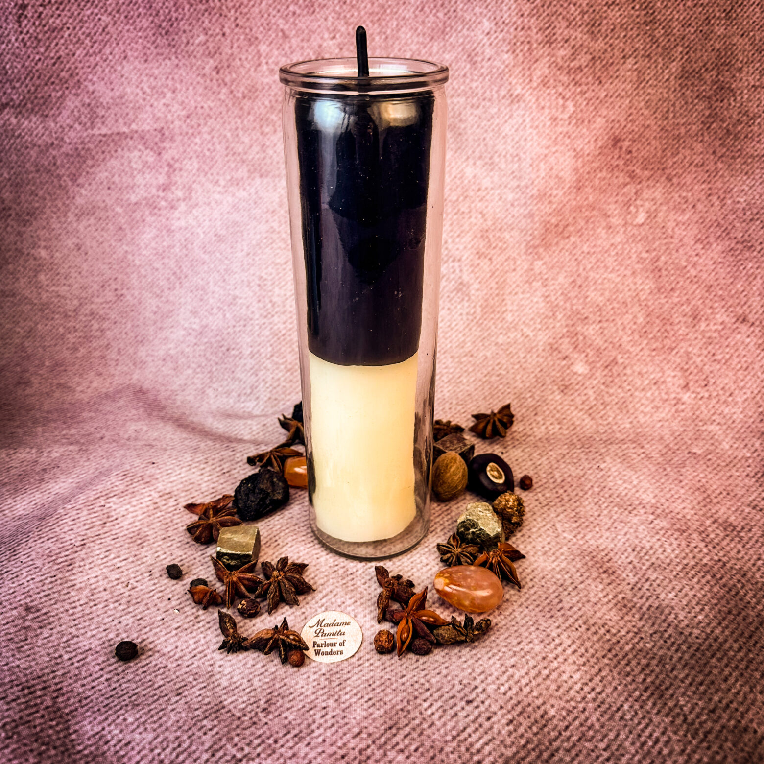 White Beeswax Reversing Vigil Candle and Vigil Refill