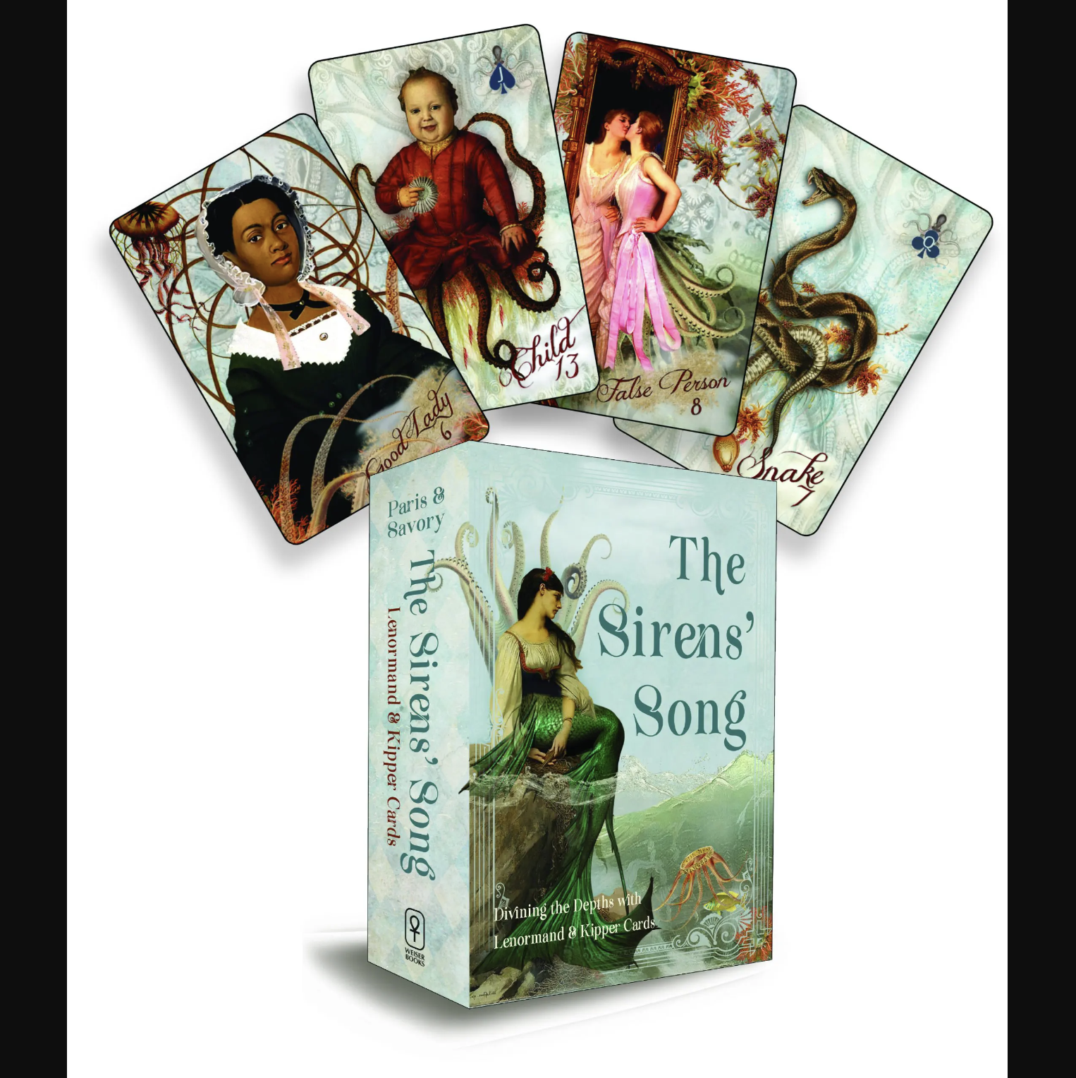 The Sirens' Song Lenormand and Kipper Cards - Deck Set